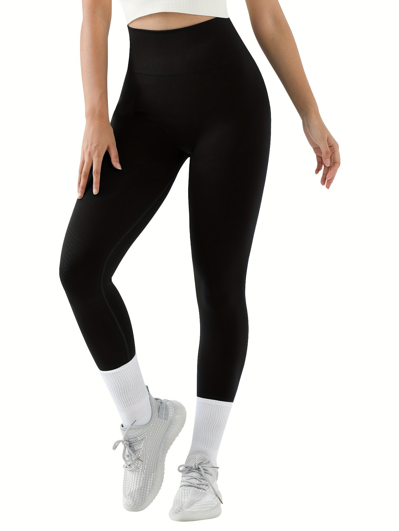 High Stretch Seamless Leggings High Waist Yoga Workout Tight Pants