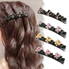 6 PCS Butterfly Hair Clips Boho Hair Slides Non Slip Hair Decoration