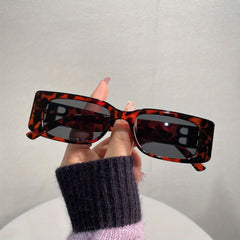 Vintage Rectangle Sunglasses for Women UV400 Protection