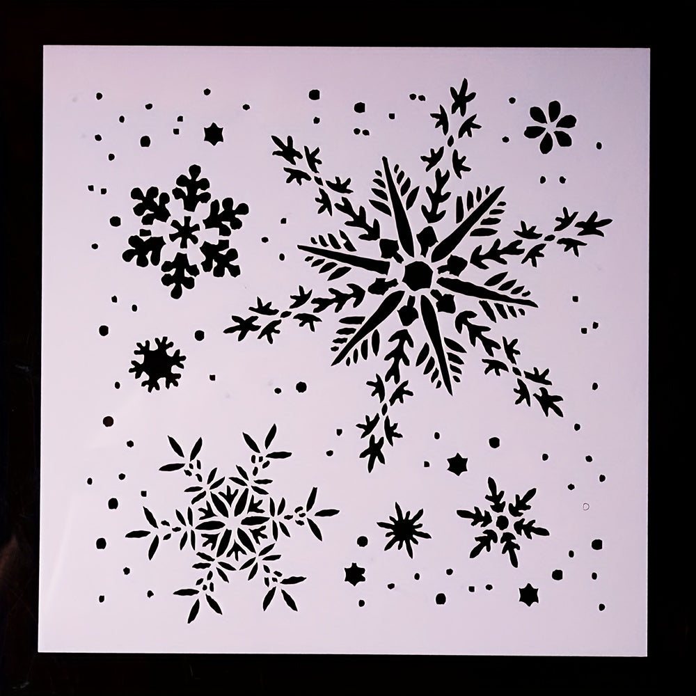 Snowflake Stencil Template for DIY Crafts - 14.99 cm