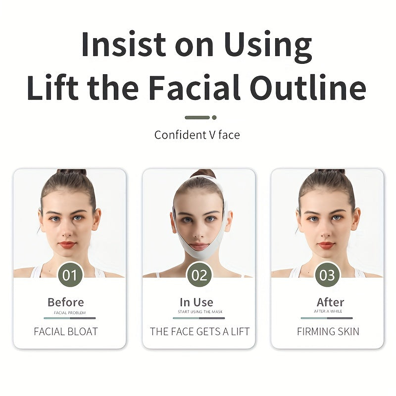 Elastic Bandage Mask for Wrinkle Face, Cooling Technology