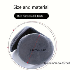 Coldproof Winter Earmuffs Thick Fleece Ear Warmer Outdoor Running Cycling Earmuf