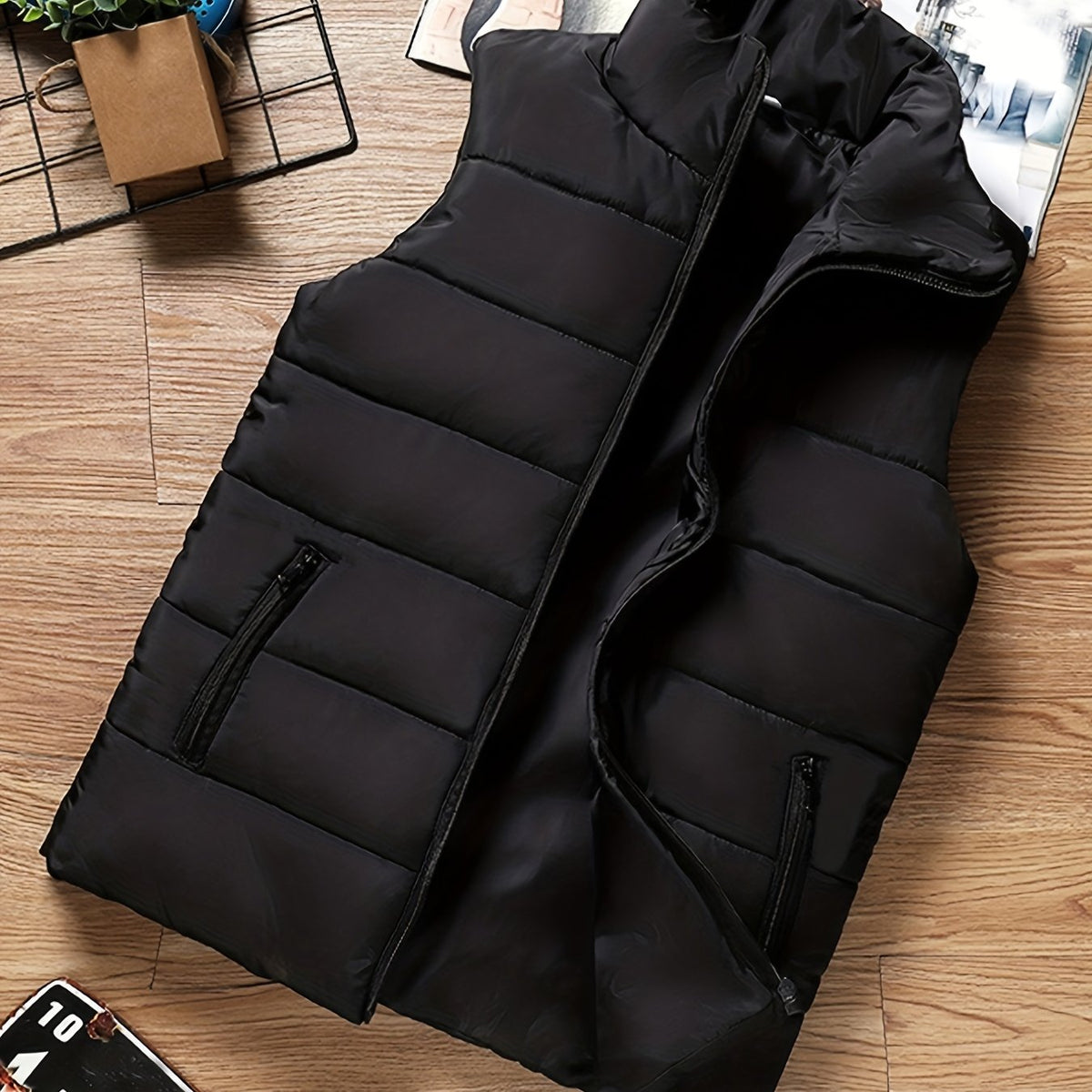 Men's Winter Puffer Vest Lightweight Sleeveless Coat