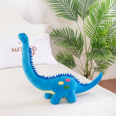 3pcs Vibrant Dino Plush Toys 31.5in Long Neck Stuffed Animals