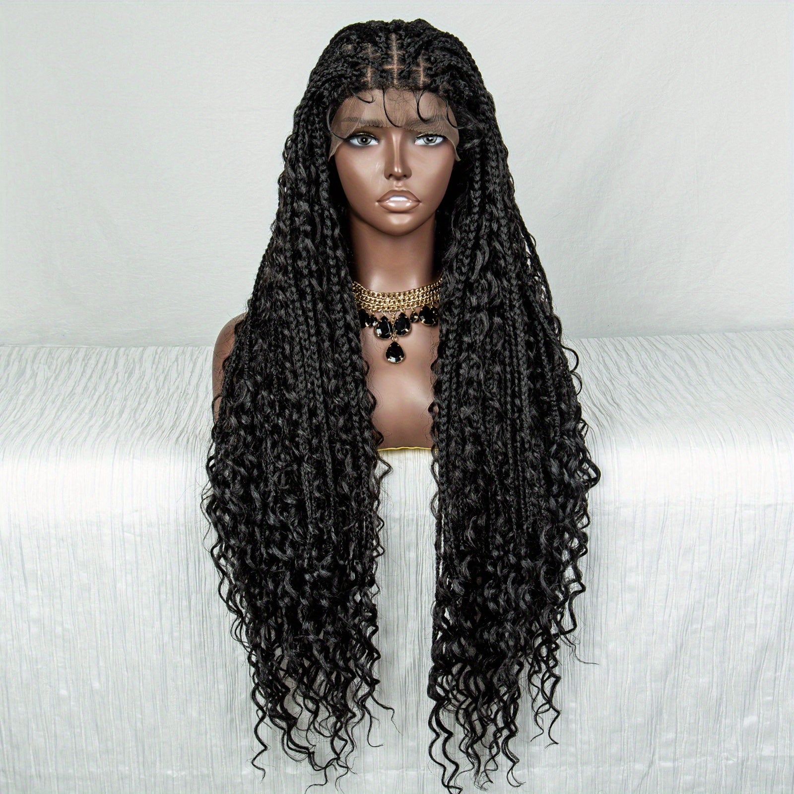 100 Density 9 6 Lace Front Butterfly Braid Wig