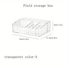 PET Material Drawer Storage Box for Cosmetics Stationery Bathroom Toiletries