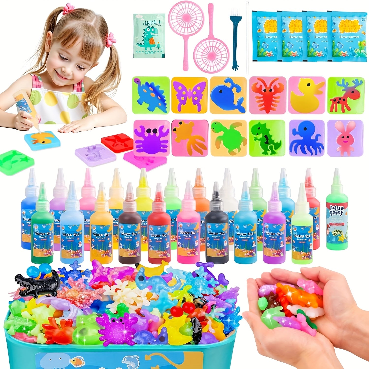 3D Magic Fairy Hydrogel Magic Water Spirit Package for Art And Crafts DIY