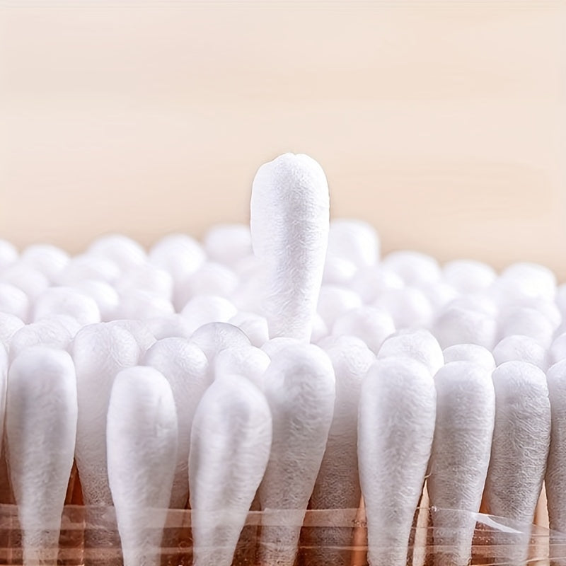 100pcs Bamboo Swab Double Stick Disposable Sanitary Swab