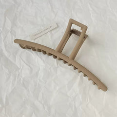 Solid Frosted Hair Clip Large Strong Hold Jaw Hair Clamps