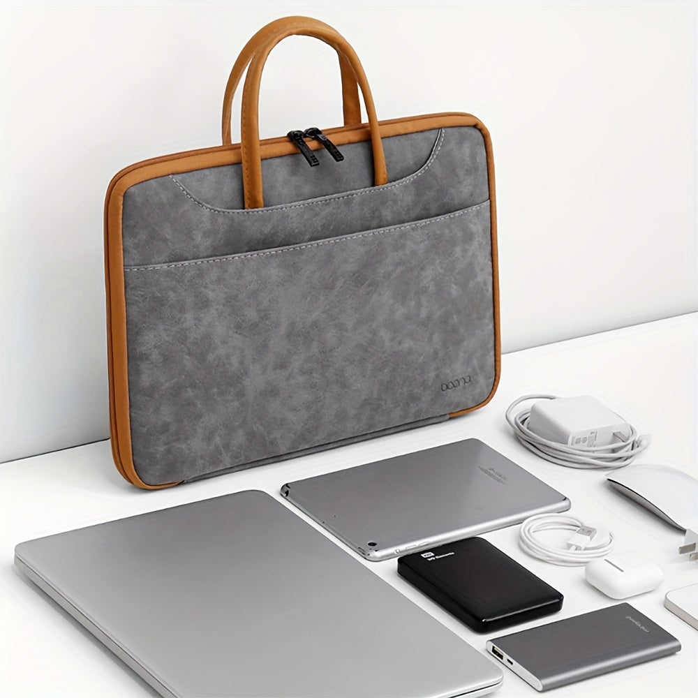 13-15.6 in Laptop Sleeve Bag Waterproof Briefcase with Organizer