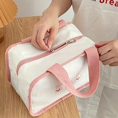 Little Bear Thermal Bag Mommy Handbag Baby Travel Double Insulation Bento Bag
