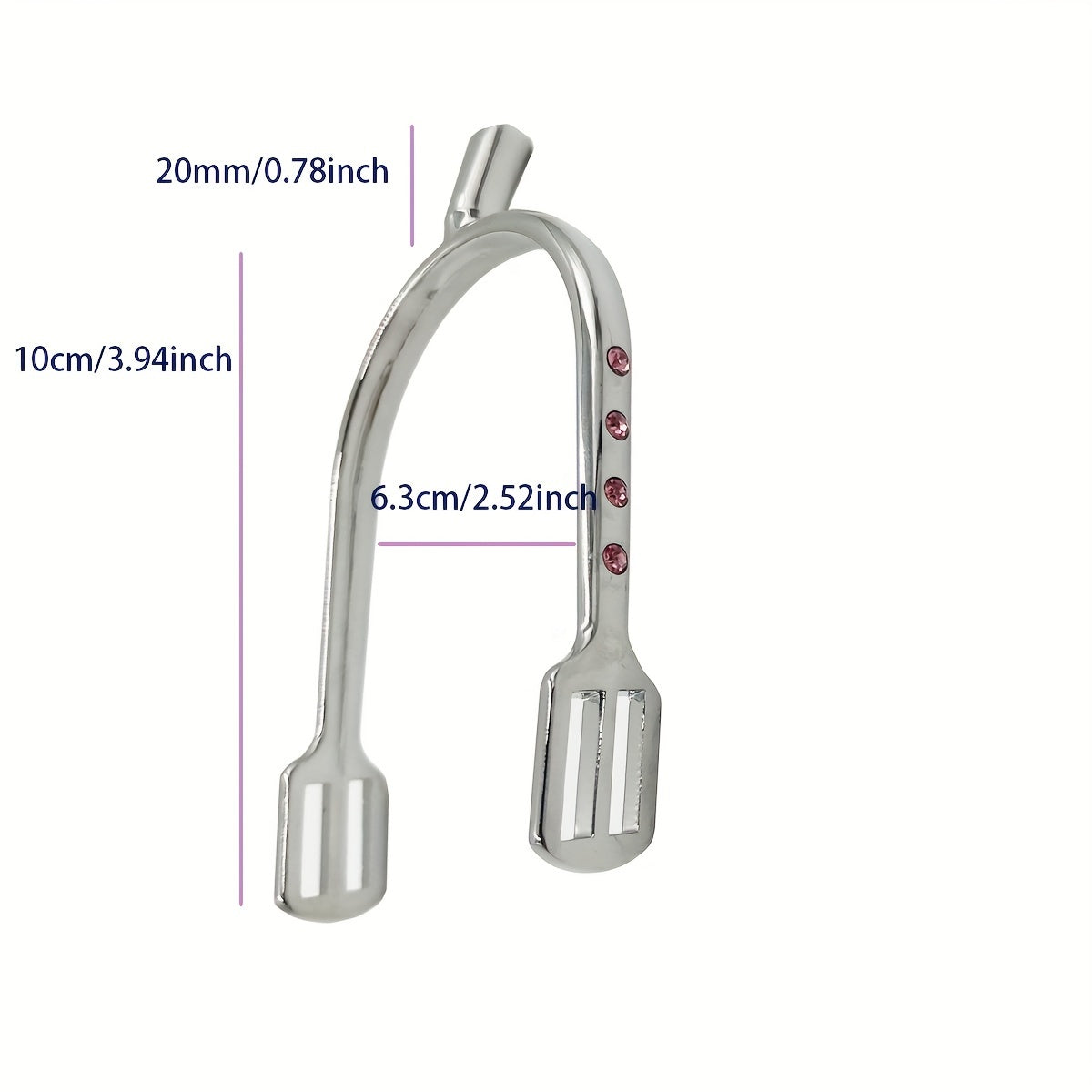 Women's Rhinestone Spurs for Equestrian Supplies