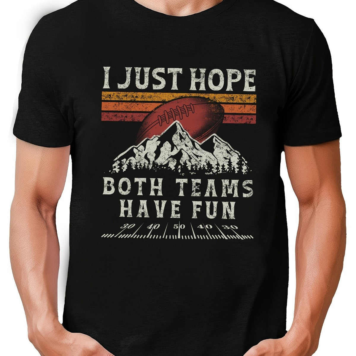 Fun for Both Teams Men's Graphic Tee Shirt