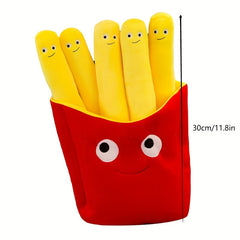 French Fries Plush Pillow Funny Food Gift