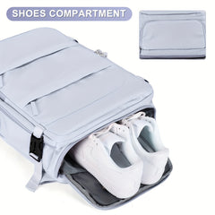 Large Travel Backpack Lightweight Laptop Daypack Shoe Compartment