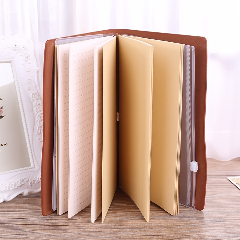 Vintage Portable Notebook with 144 Sheets - Perfect Holiday Gift Idea