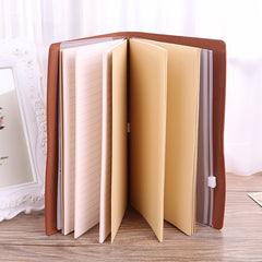 Vintage Portable Notebook with 144 Sheets - Perfect Holiday Gift Idea