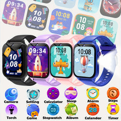 Kids Smart Watch with LED Flashlight Camera Calendar Stopwatch