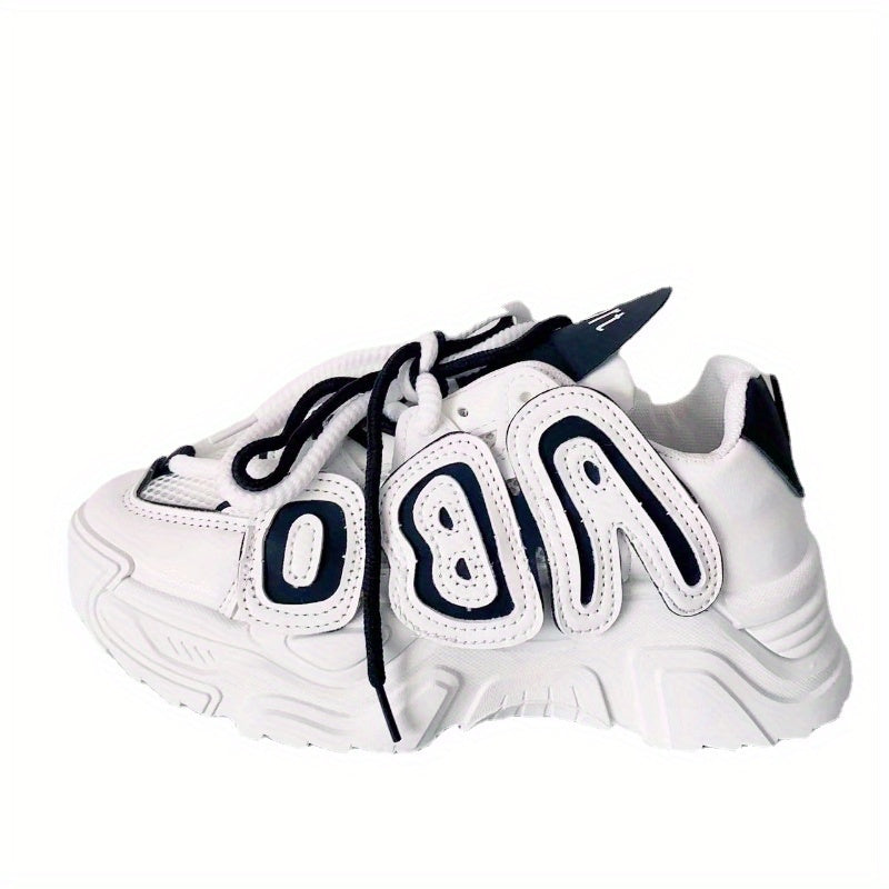 Women's Creative Skate Shoes Casual Mesh Breathable Running Shoes