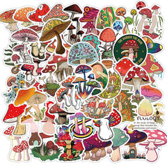 50pcs Doodle Stickers Waterproof for Journals Suitcases Phones