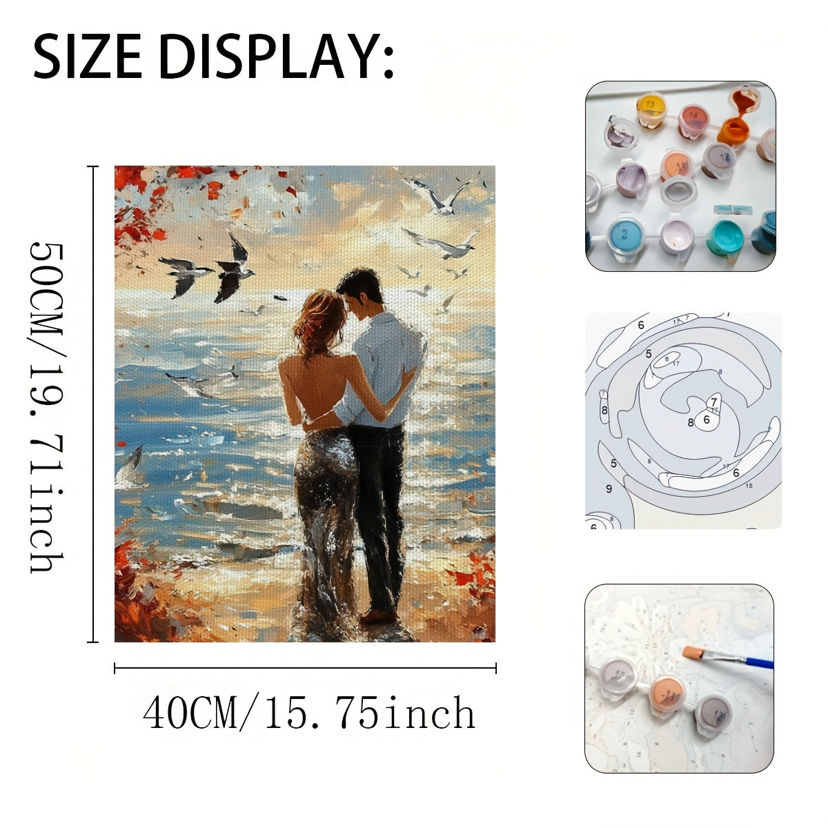 DIY Painting & Drawing Kit - Romantic Date Gift for Beginners
