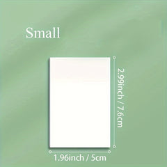 100 Sheets Transparent Sticky Notes for Notebooks Diaries School Office Supplies