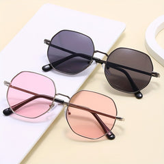 Kids Metal Frame Sunglasses UV Protection Glasses