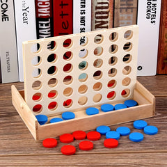 Wooden 10 16 Cm A Row Board Games Line Up 4 Connect Games For Travel