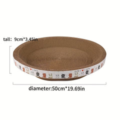 Large Circular Cat Claw Board Nest Bowl Shaped Basin Grinder