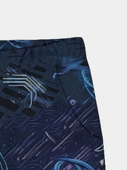 Boy's Game Console Hoodie & Pants Set for Fall Winter