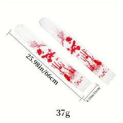 Halloween Horror Blood Gloves and Socks Set