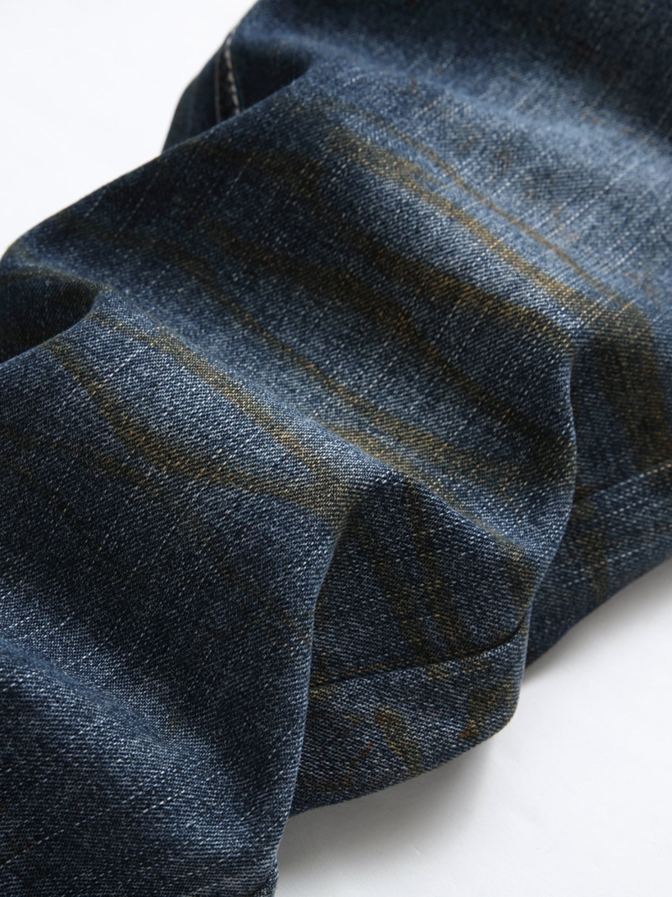 Men's Vintage Washed Slim Straight Denim Pants