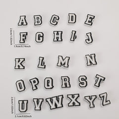 26pcs PVC Letter Charms Shoe Decoration DIY Shoes Pins For Clogs Men Women Teens