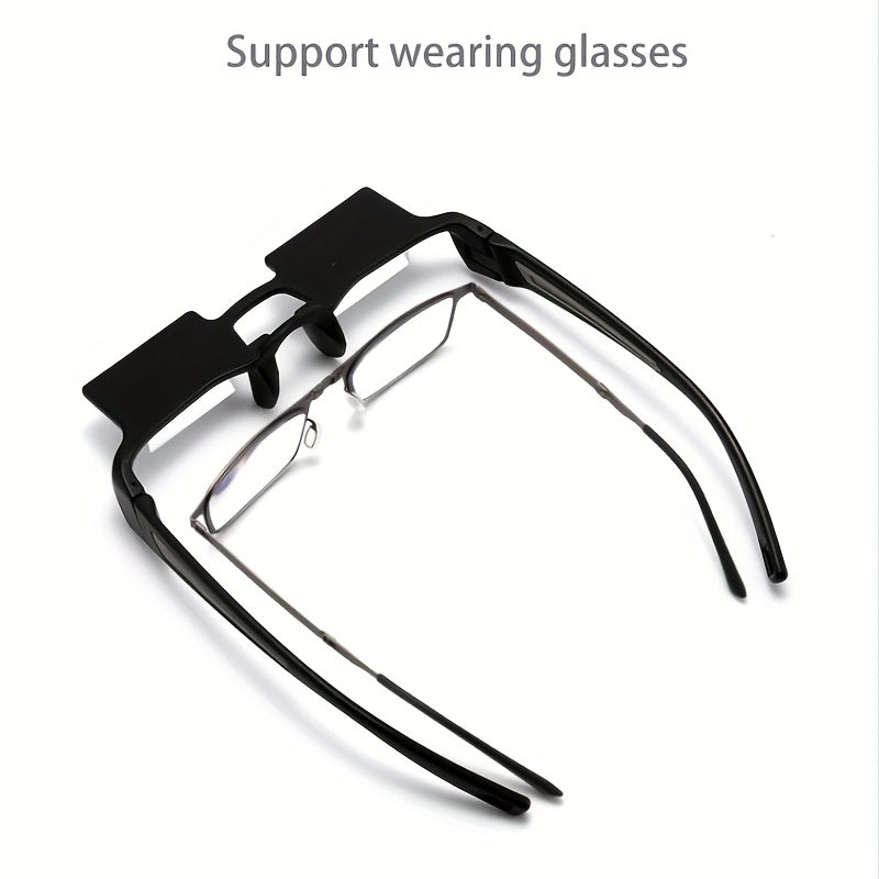 Lazy Prism Glasses for Lying in Bed - Watch TV & Smartphone at 90&deg; Angle