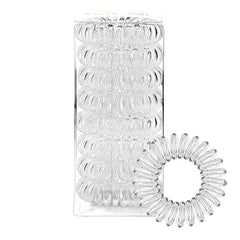 Spiral Hair Ties Waterproof Ponytail Holder Solid Hair Accessories