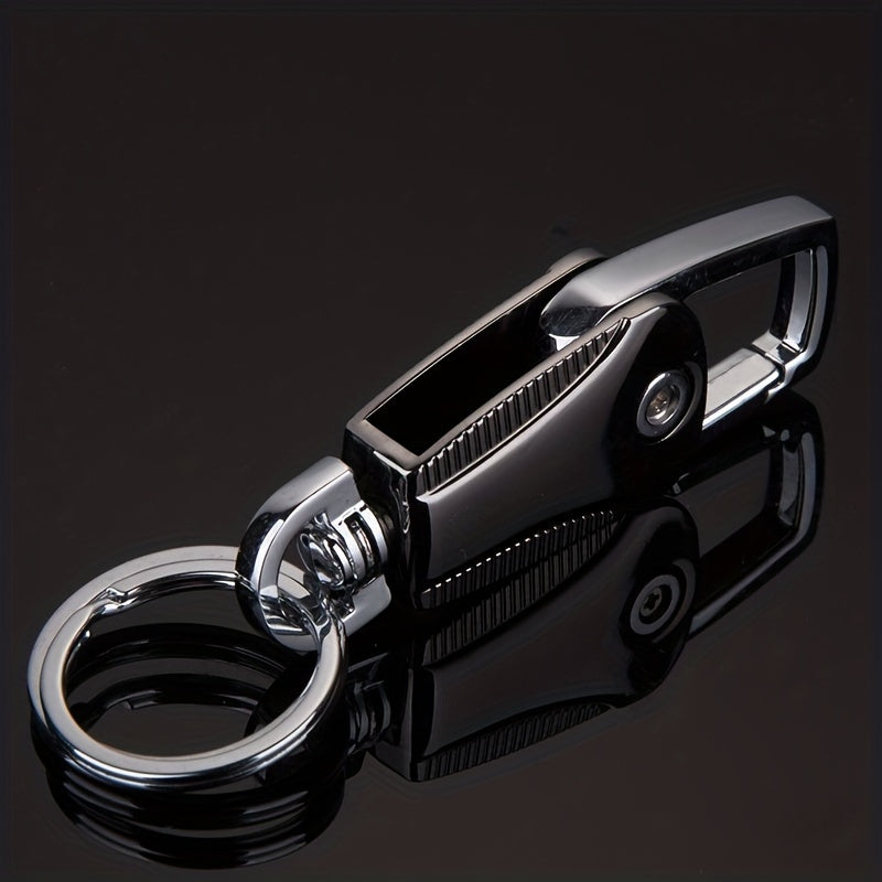 Folding Keychain High Waist Metal Pendant Retractable Boys Hanging Decoration