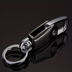 Folding Keychain High Waist Metal Pendant Retractable Boys Hanging Decoration