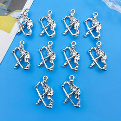 10pcs Hockey Pendants For DIY Jewelry Making