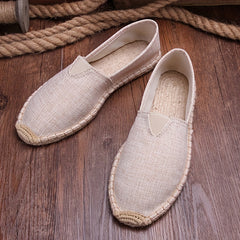 Men's Casual Slip-On Espadrilles Loafer Shoes
