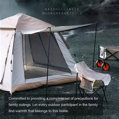 Quick Setup 4-5 Person Waterproof Tent with Removable Floor