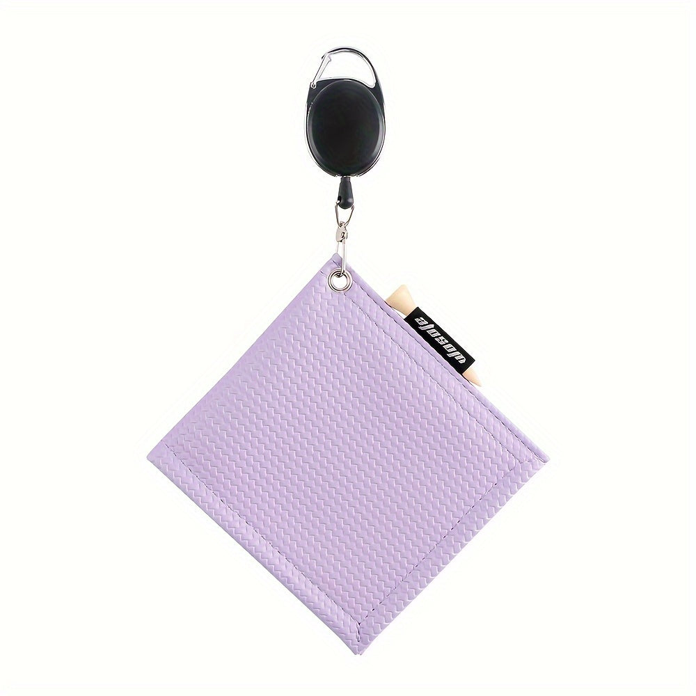 Golf Towel with Hook for Easy Carrying and Ball Cleaning