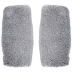 Warm Fuzzy Soft Gloves for Women Fingerless Gloves