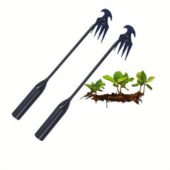 2pcs Manganese Steel Weeding Tool for Gardening Long Handle Weeder