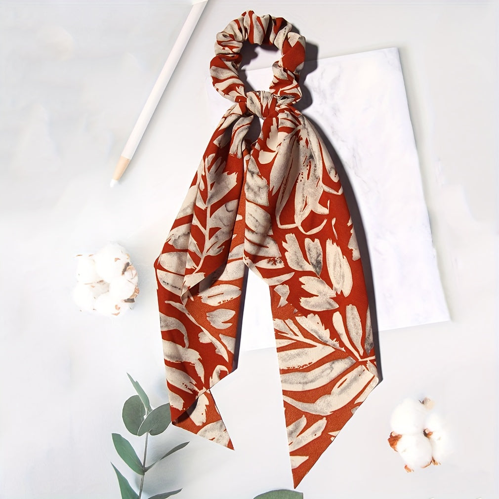 3pcs Hawaiian Tropical Prints Ribbon Band Hair Scarf Boho Style Head Band