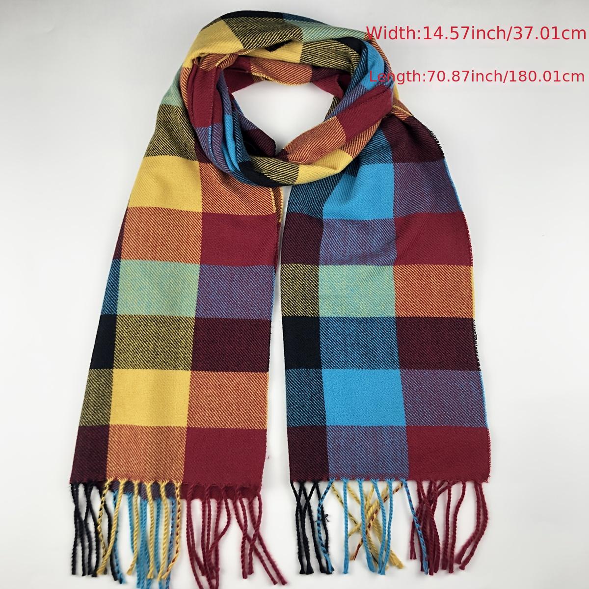 Cashmere Classic Large Square Scarf with Tassel