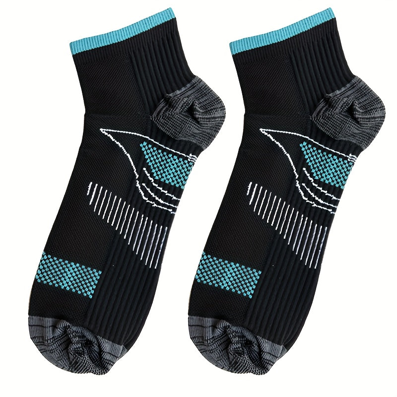 Men's Compression Socks, Breathable Absorbing Sweat Athletic Sport Socks