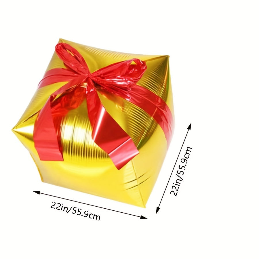 2pcs 22 inch Christmas Gift Boxes Balloon Party Decoration