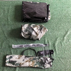 Camouflage Tent Double Layer UV Protection Portable Single