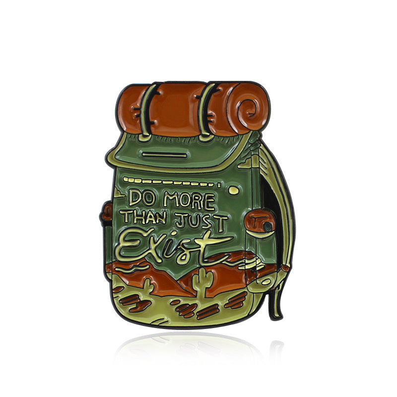 Hiking Backpack Brooch - Adventure Enthusiast Pin