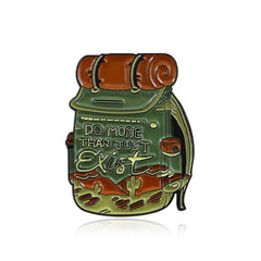 Hiking Backpack Brooch - Adventure Enthusiast Pin
